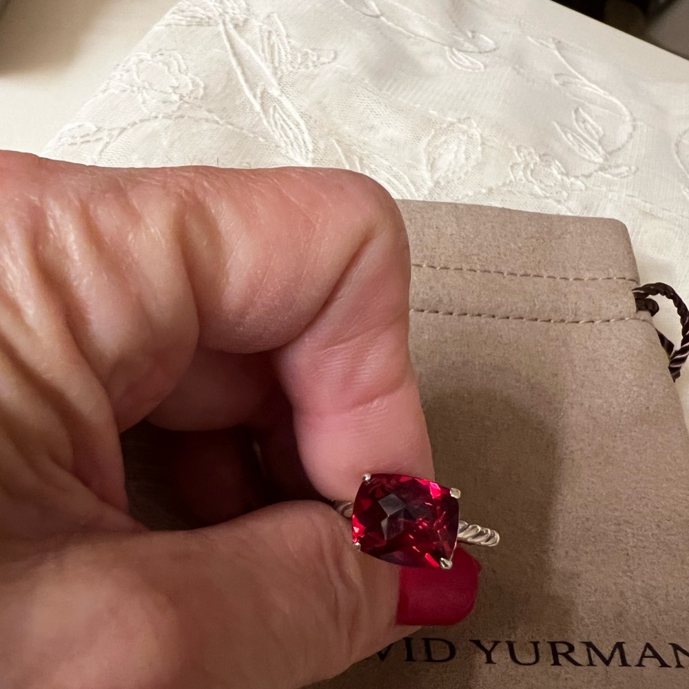 David Yurman Pink Tourmaline and sterling silver